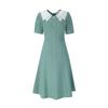 SOUP Double Collar Stitch Long Dress (Oz5Opq4)