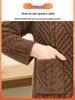 Faux Mink Button Knit Lapel Cardigan: Stylish, Warm Autumn/Winter Sweater for Women.