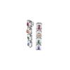 Chroma Oversized Crystal, Ambilight Rhodium Plated Clip Earrings Iridescent 5600628