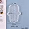 Aroma Plaster Silicone Mold Handicrafts Soap Candle Resin Casting Mold DIY Handmade Cool Hand of Fatima Ornaments Mold