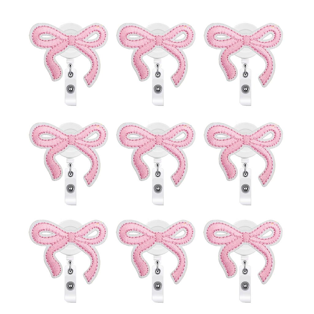 Creative Polyester Bowknot Nurse Clip Multiple Styles Crafting Supplies for Hospital Workers and Team Identification