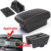 For SEAT Ibiza 6j Ibiza 6L Armrest Box Car Center Console Armrest Modified Multi-function Storage USB Interior Accessories