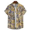 Harajuku New Summer 3D Exotic Style Floral Printing Shirts For Men Children Fashsion Cool Short Shirts Cool Streetwear Clothing