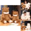 Adorable Cat Plush Pillow Doll Soft Cuddly Kitty Figure Fluffy Stuffed Toy Gift For Girls