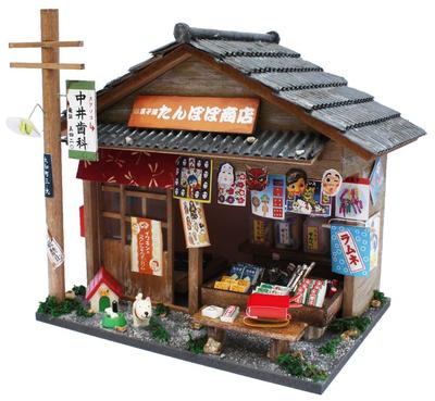 Billy Handmade Dollhouse Kit Showa Series Kit Candy Shop 8532