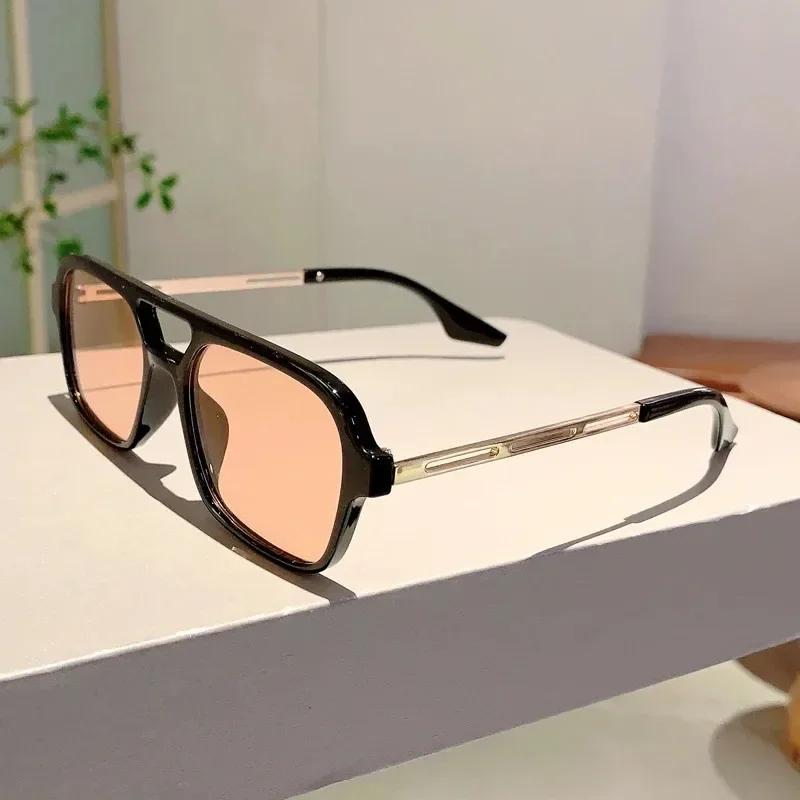 Small Vintage Square Sunglasses Women Brand Designer Mirror Sun Glasses Female Fashion Retro Leopard Frame Blue