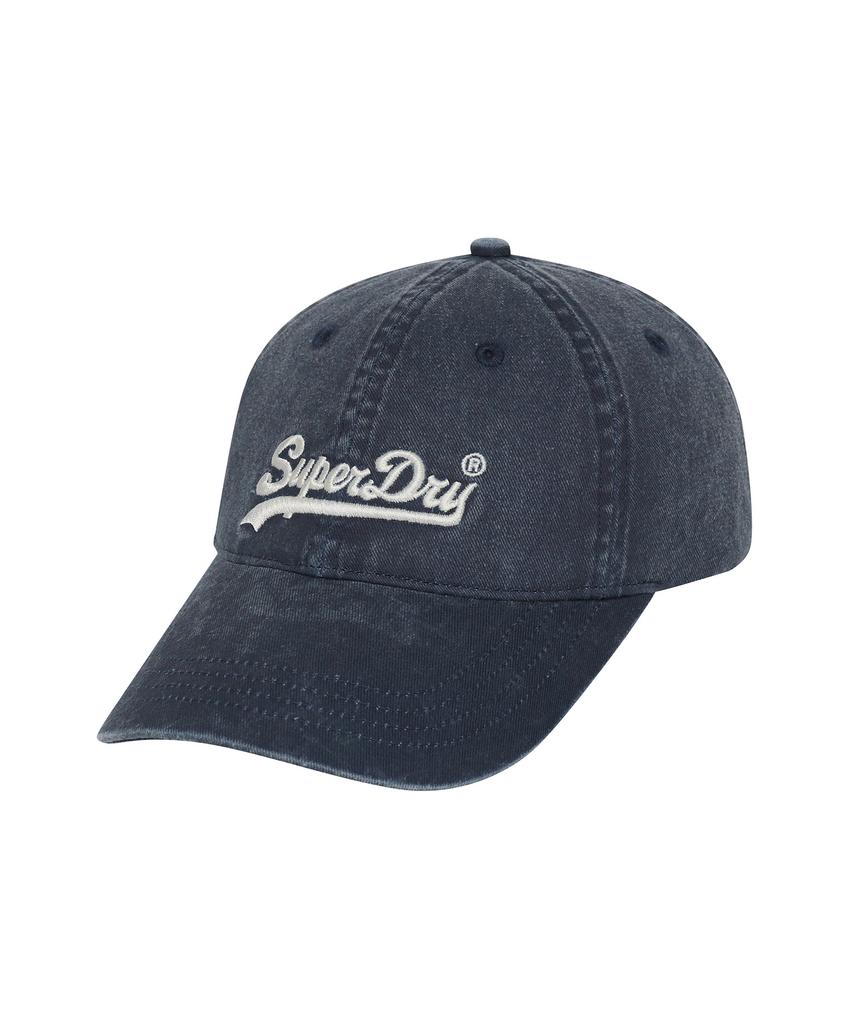 Syupeodeulai Vintage Logo Pigment Ball Cap Gray Blue Sdugqyq02Gbl