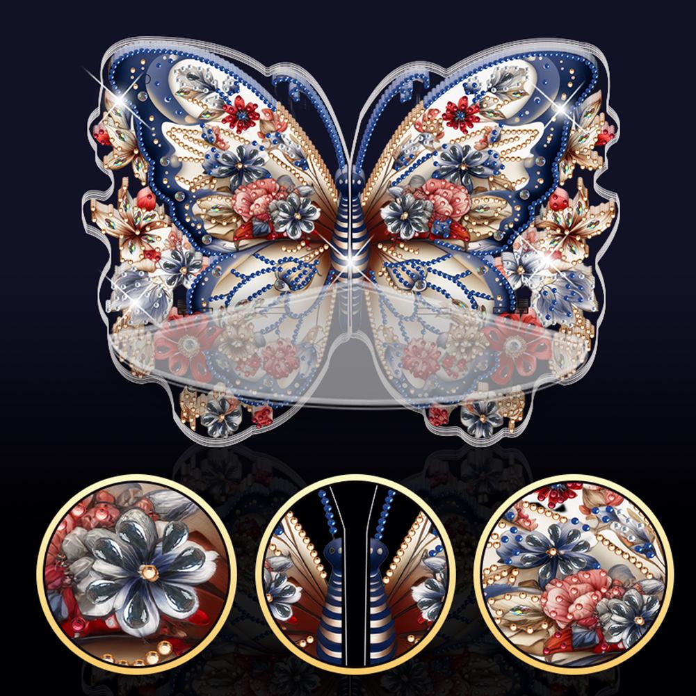 Butterfly Diamond Art Corner Display Rack Acrylic Diamond Painting Storage Rack for Wall Decor Storage