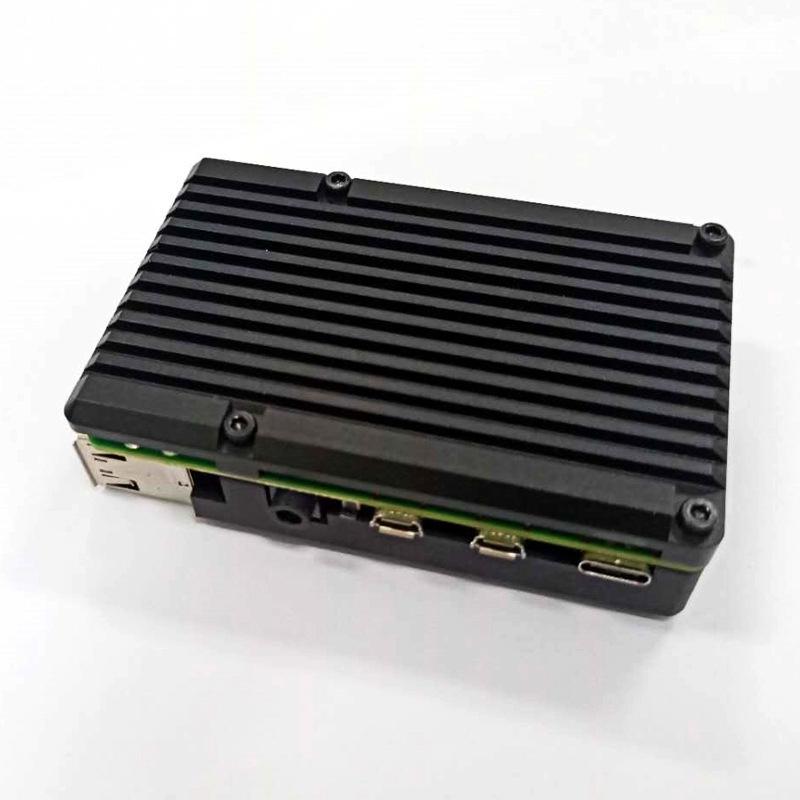 Raspberry Pi 4 Model B Aluminum Alloy Dual-Fan Heatsink Case