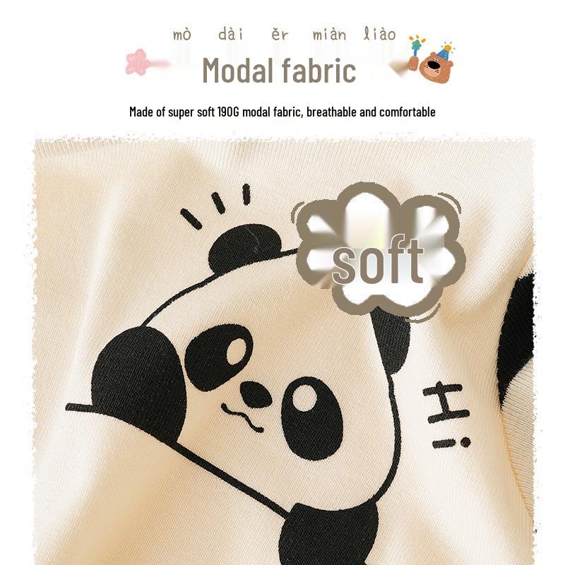 MYSIS Summer Kids' Modal Short Sleeve Split Leg Sleep Bag Romper 2-Way Skirt Pajamas with Baby Mask