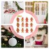 Gingerbread Man Ornaments 12 Pieces Gingerbread Christmas Tree Ornaments Funny Christmas Tree Ornaments New Year Gifts