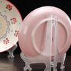 Plastic Easel Plate Display Stand Photo Picture Frame Holder for Wedding Party Desktop Decoration Folding Phone Book Racks