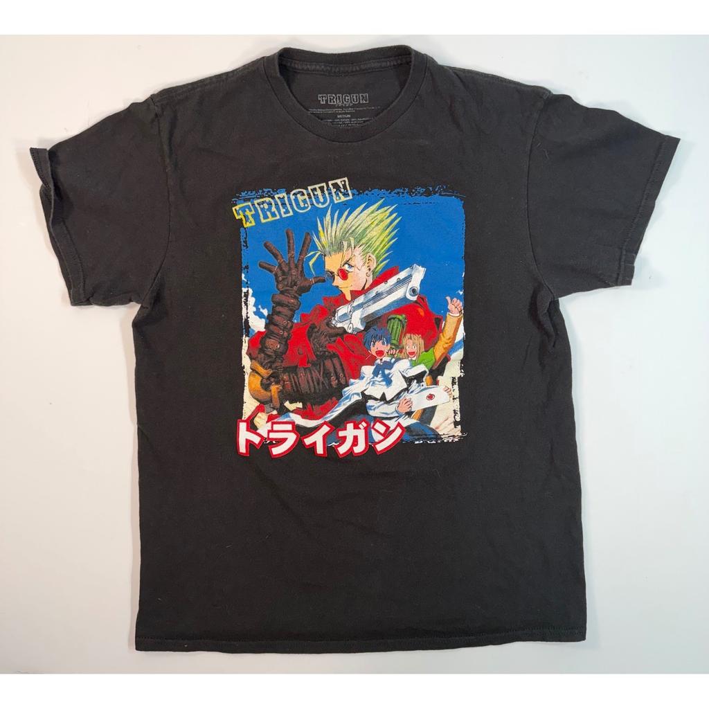 Trigun Vash the Stampede Anime Graphic Black Mens Medium Unisex T-Shirt