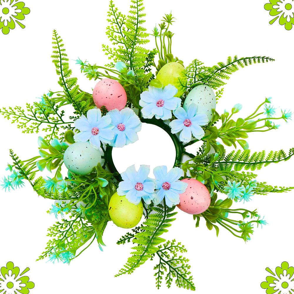 Easter Wreath Spring Egg Berry Eucalyptus Leaf Wreath Eucalyptus Home Decor Simulation Wreath