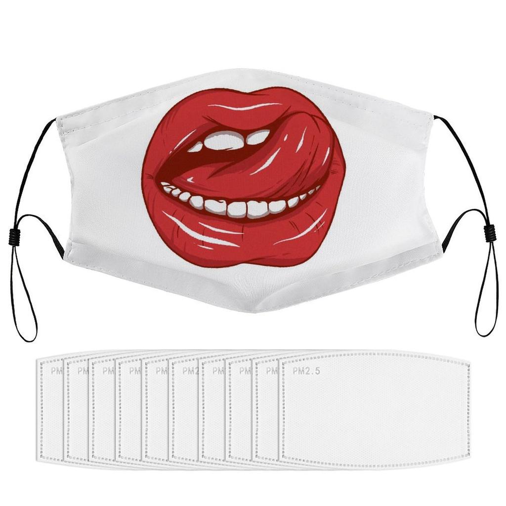 1Pack Protective Nylon Fabric Mask With Soft Stretch Fit And Replaceable 5/10/15 Filters Offering Effective Dustproof Daily Coverage