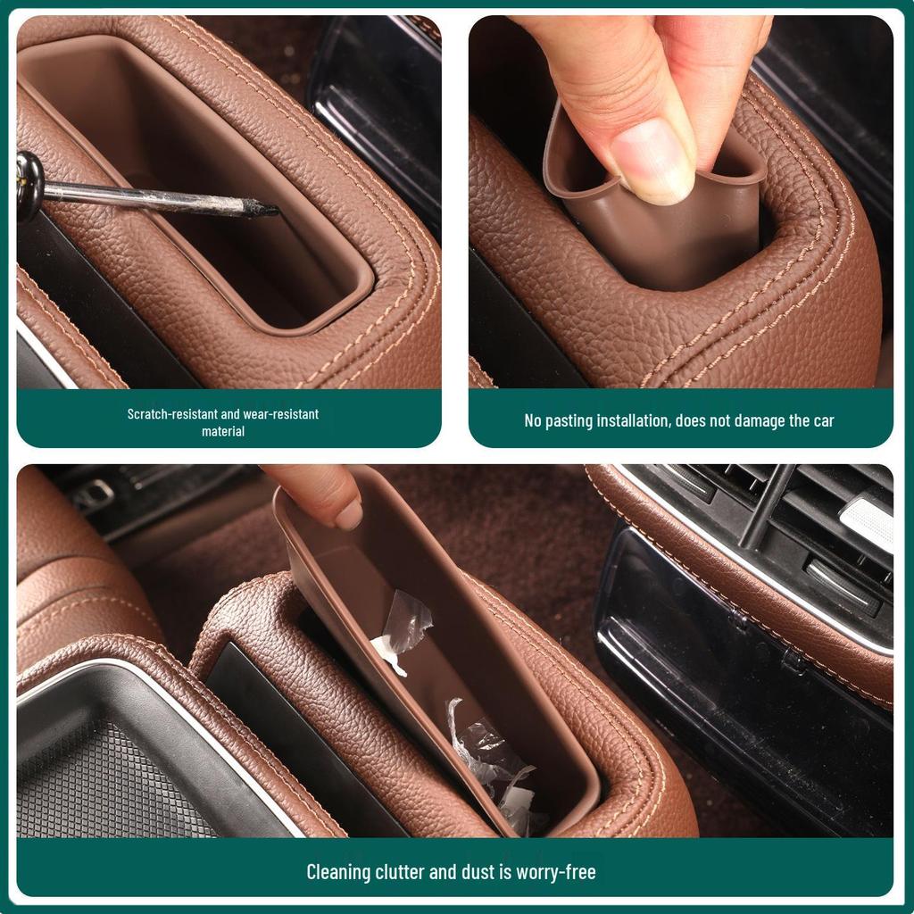 Mercedes-Benz GLE/GLS Rear Armrest Storage Silicone Box, Interior Accessory for GLE350/450 GLS450