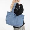 Vintage Denim Bag Women's Large Capacity Lightweight Handbag Tote Bag Student Class Crossbody Bag