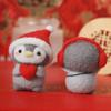 Toys Beginner Material Kit Penguin Wool Needle Felt Kit Unfinished Felt Kit Penguin Cartoon Toy