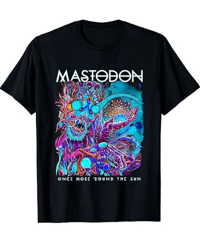 

Once More Round The Sun Mastodon Tshirt Black Unisex ALl size Gift Xmas Unisex T-Shirt S