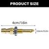 Metal Nozzle Sealing Performances Versatile Metal Nozzle Metal Adapter Simple Installs Suitable for Industrial Heaters
