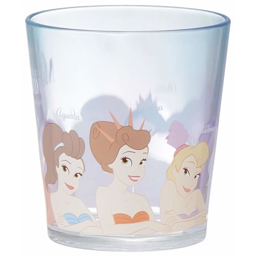 Skater Acrylic Cup, 280ml, Ariel & Sisters, Disney, KSA4
