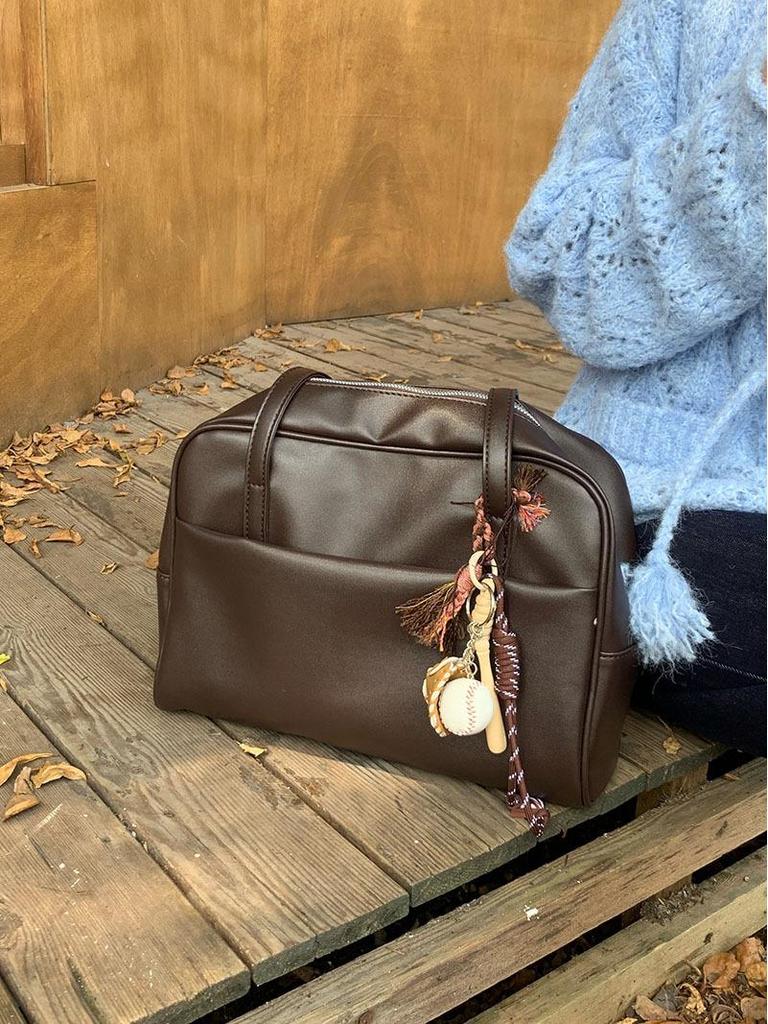 Women's Korean Retro Large Capacity Shoulder Tote Bag - Autumn 2025 Edition