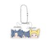 Cartoon Zoro Usopp Luffy Anime Characters Acrylic Keychain Ornaments Fashion Cool Figure Charm Backpack Accessories Keyring Toys