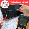 Electrical Multimeter Test Lead Kit Professional Alligator Clip Probe Leads Set Replaceable Pin Electronic Repair Tool Kit For