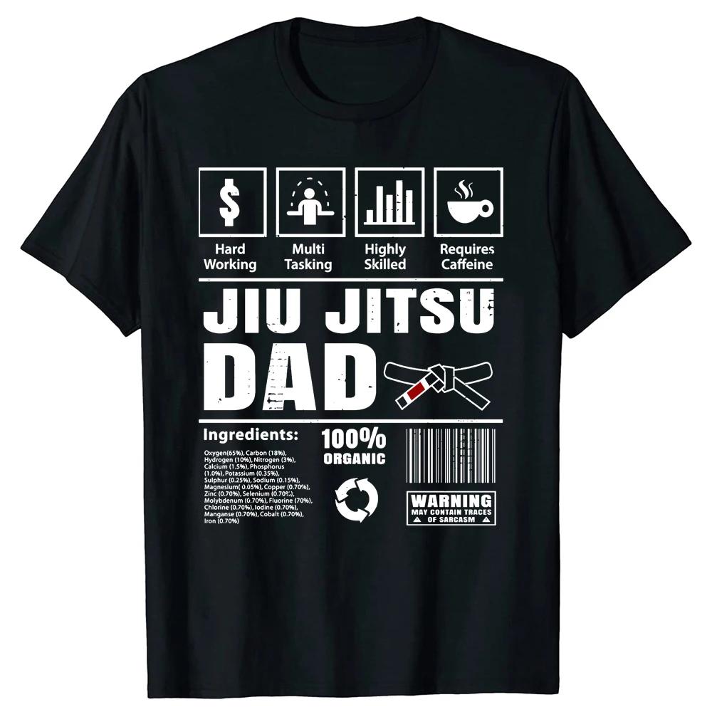 Jiu Jitsu Dad Definition Shirt for BJJ Jujitsu Gift New Arrival Mens T Shirts Group Tops Shirt Cotton Loose Style Short Sleeve