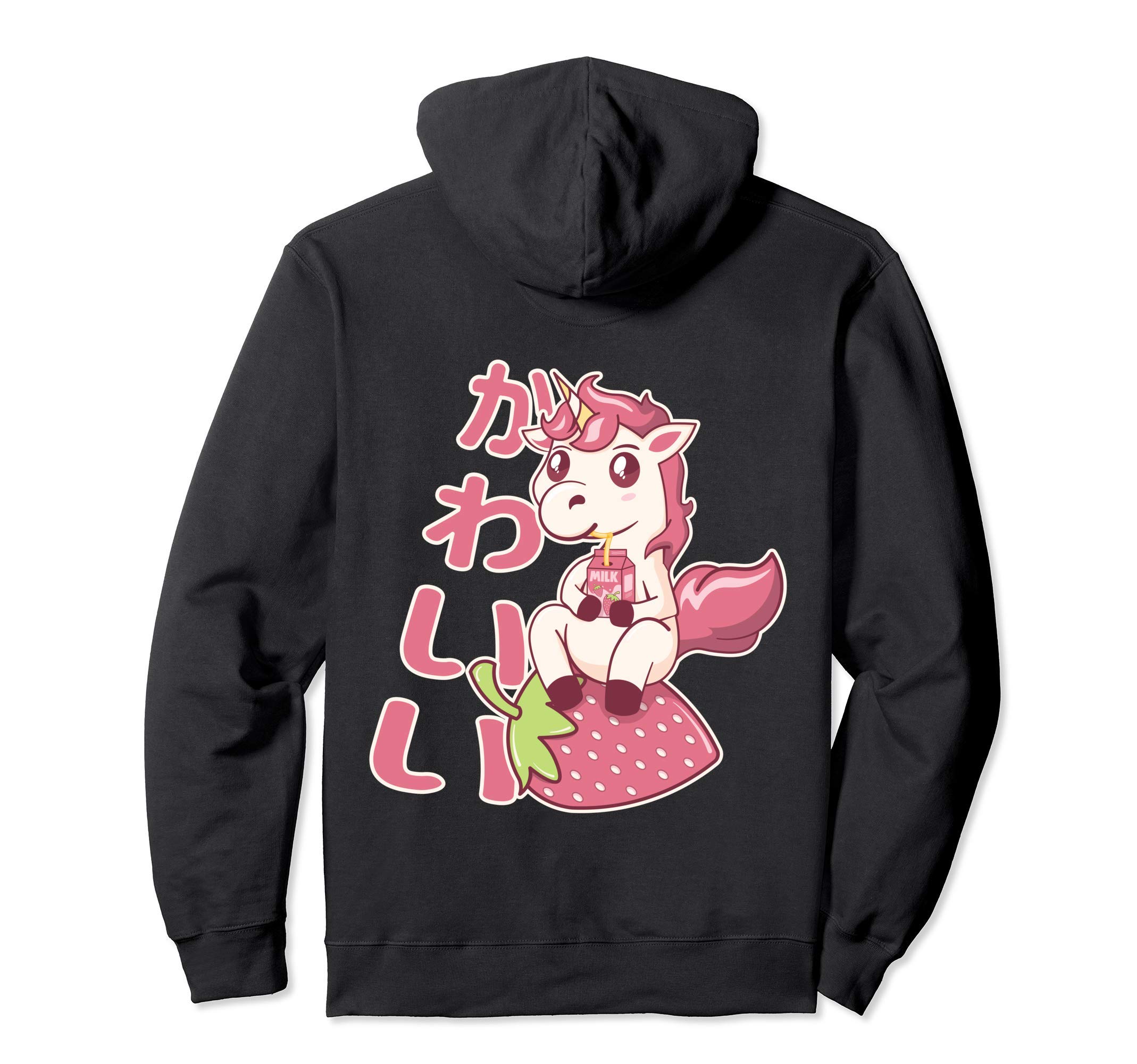 

Kawaii Chibi Unicorn Strawberry Milk Hoodie