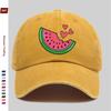 pc Watermelon Print Baseball Cap Sun Hat Suitable for SpringSummer Travel Comfortable and Lightweight Adjustable Snapback S