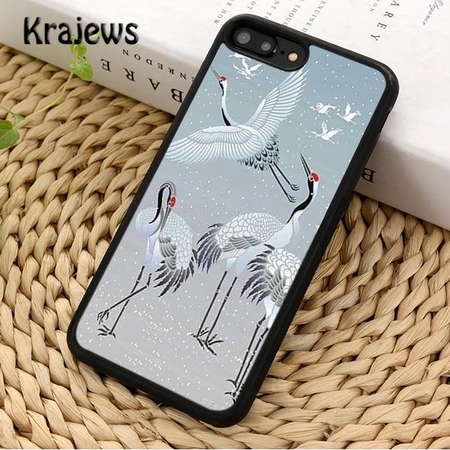 

Red crowned Crane Bird Phone Case Cover For iPhone 17 Air 16 15 14 plus 12 13 pro max coque Shell Fundas iPhone 14pro