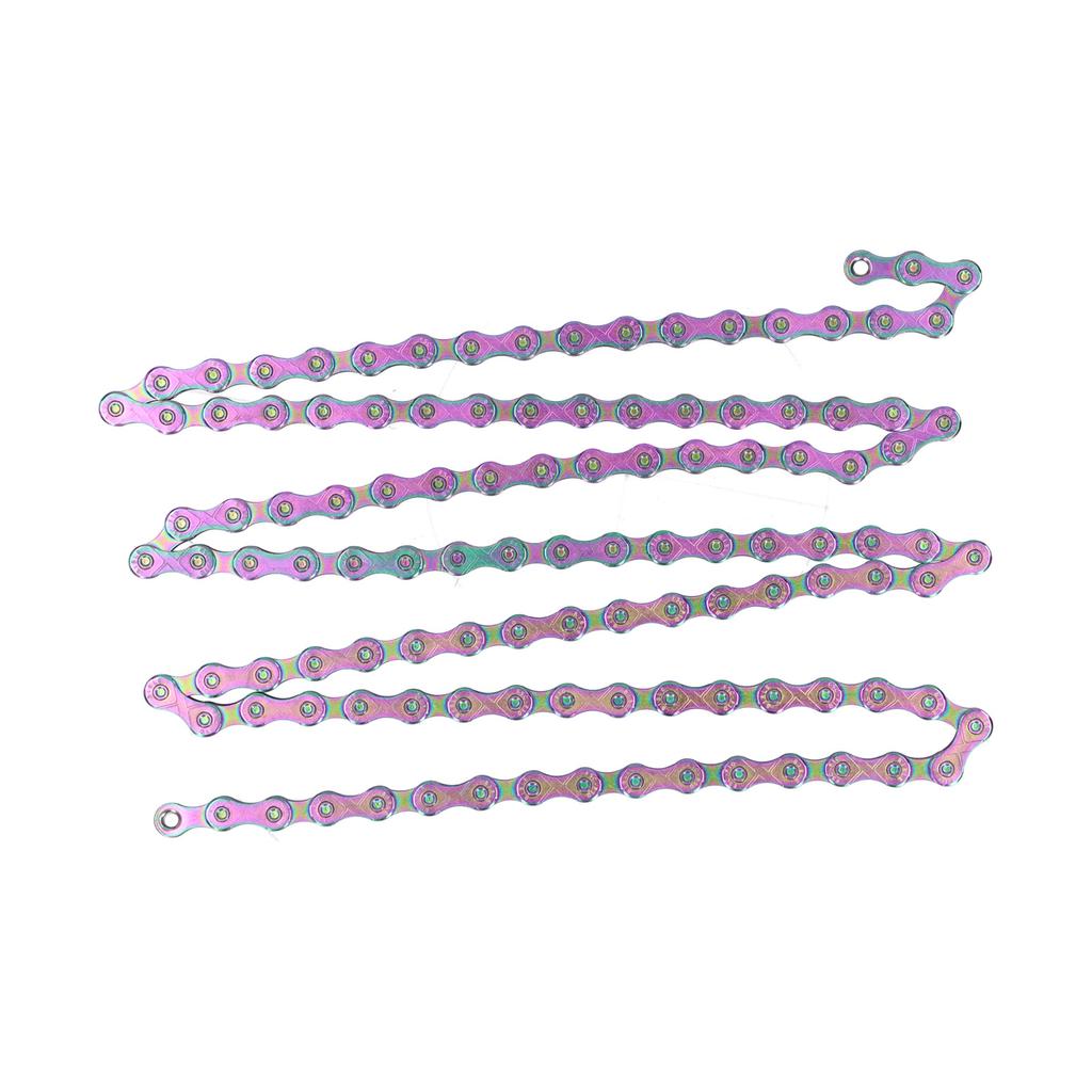 10 Speed Colorful Bicycle Chain MTB Road Bike Ultralight Rainbow Chain with Magic Buckle