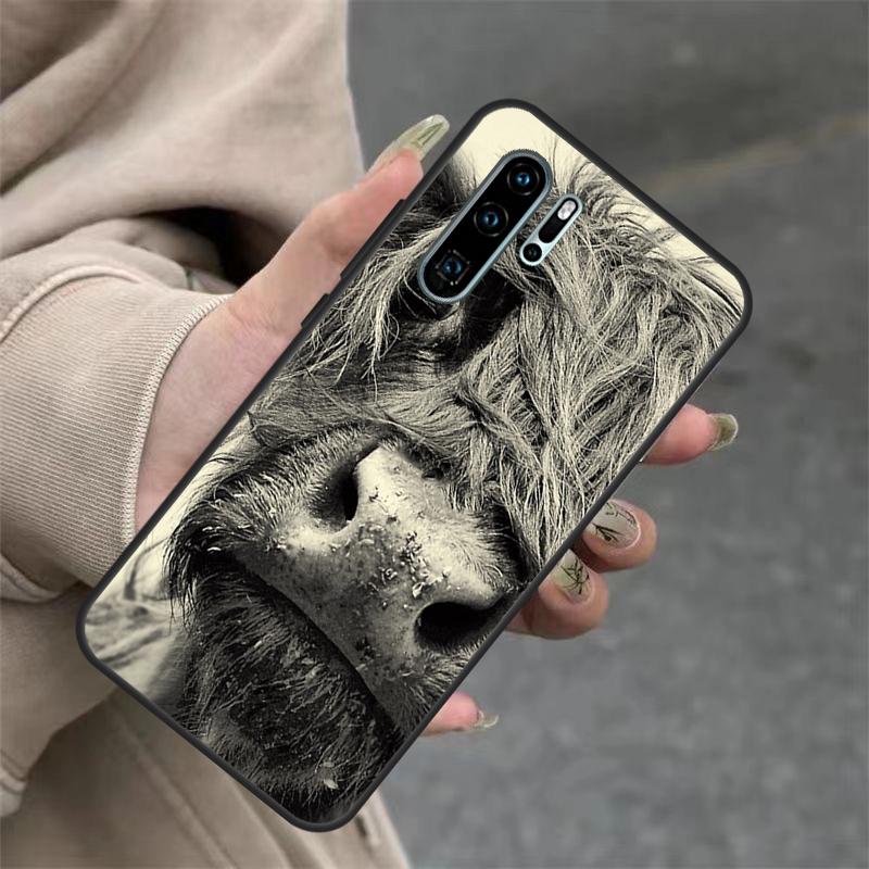 Highland Cows For Huawei Nova 11i 8i 7i 3i Nova 9 10 SE 5T Y60 Y70 Y90 Y91 Y61 P20 P30 P40 Lite Pro Case