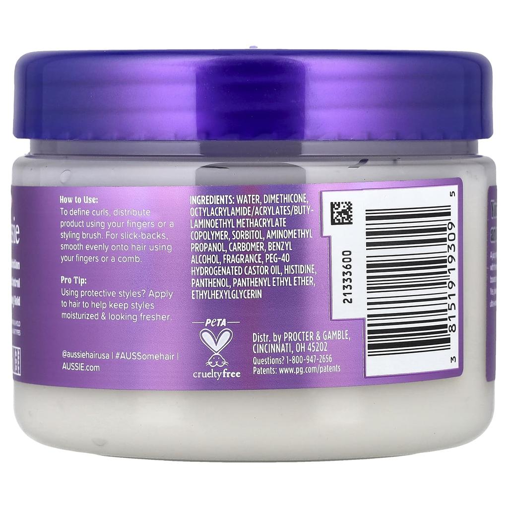 Aussie, Multipurpose Ultra Wonder Gel Cream, For All Hair Types, 10.1 fl oz