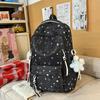 Schoolbag Japanese Ins Simple Star Printed Backpack Female Students High Value Large Capacity Backpack Junior High School School Bag