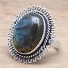Labradorite Gemstone Handmade Silver Jewelry  "8"