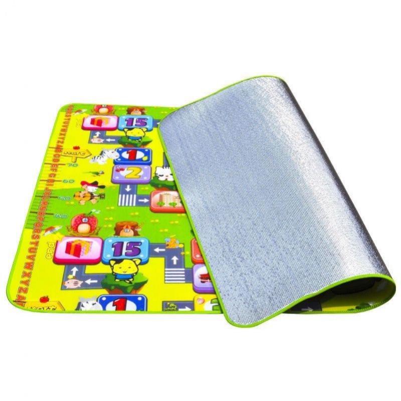 Waterproof Winter Insulating Sleeping Mat: Thickened, Indoor/Outdoor, Moisture-Proof for Floor and Camping Usage.