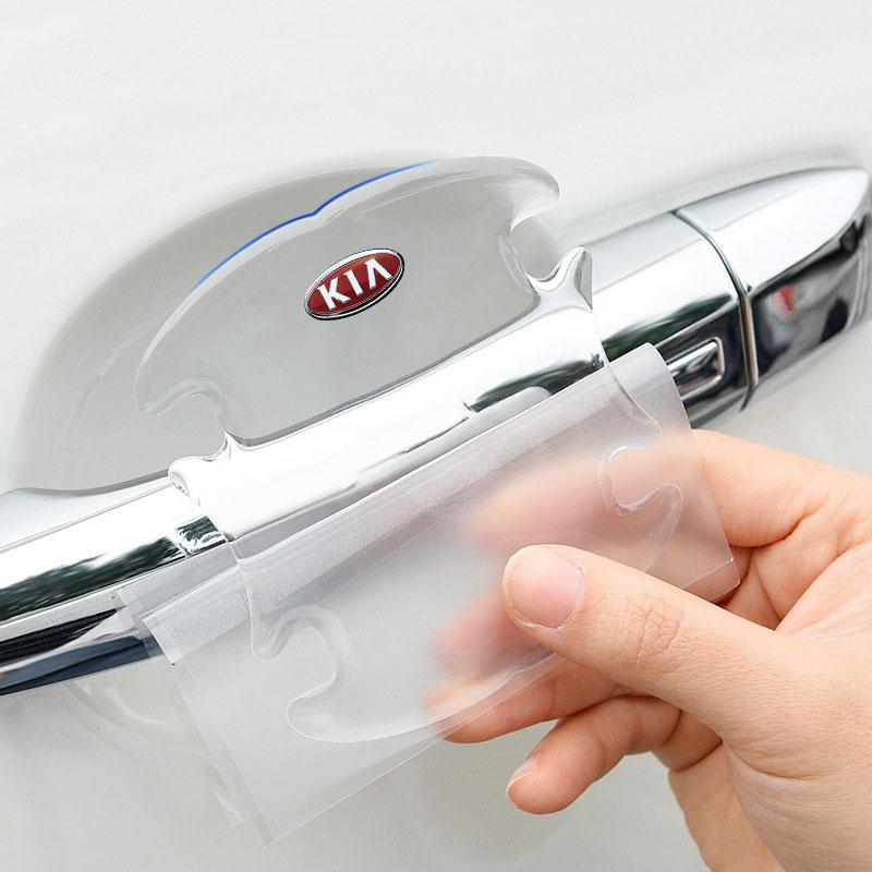 4PCS Transparent Car Door Anti-collision Protector Bumper Strip Sticker For Kia Rio 3 K2 Ceed Cerato K3 Sportage 4 Picanto K5 Optima Sorento