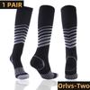Men Running Compression Socks Stockings 20-30mmhg Sports Socks for Marathon Cycling Football Breathable Adult Sports Socks YS023