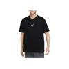 New Nike Set In Sleeve T Shirt Men's Black DX6307-010