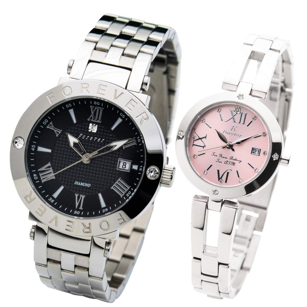 

Часы Pair Watch Forever [Купить часы K&Yu Limited Pair Watch] Водонепроницаемость 10 АТМ, батарея на 10 лет, часы Move FOREVER Pair Watch FG1203-5.FL1211-2R