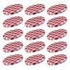 Screw-on Lids - Westmark - 409722e3 - Set of 15 - Diameter 63 Mm - Red and White