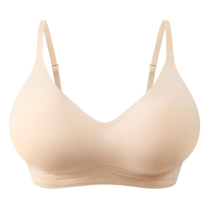 Wireless Push Up Bra For Small Bust Comfortable Seamless Thick Cup