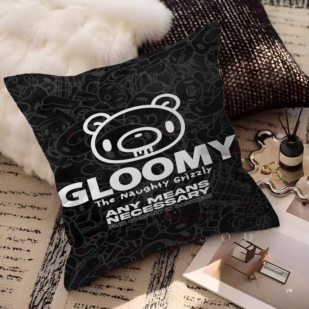 Cartoon G-Gloomy Bear Pillow Cover Design Cushion Cover Decor Holiday Decorati