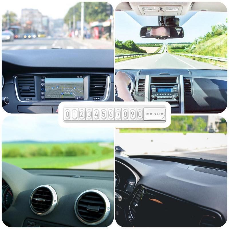Parking Phone Number Plate Luminous Parking Plate For Automobile Mobile Phone Number Card Car Phone Number Sign Plate Car