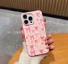 Ins bow pink phone case for iPhone Apple 11/12/13/14/15/16 ProMax soft 17