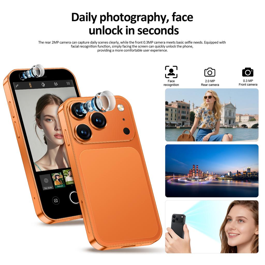 SERVO 18SE MINI Kleines Android-Smartphone 3G WCDMA Dual-SIM-Karte 2GB+16GB Play Store Wi-Fi Gesichtserkennung 3,0 Zoll Mini-Smartphones
