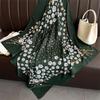 90*90cm Hair Scarf Women Shawls Fashion Beach Silk Scarves  Luxury Kerchief Popular Print Square Bandannas Foulard Headscarf