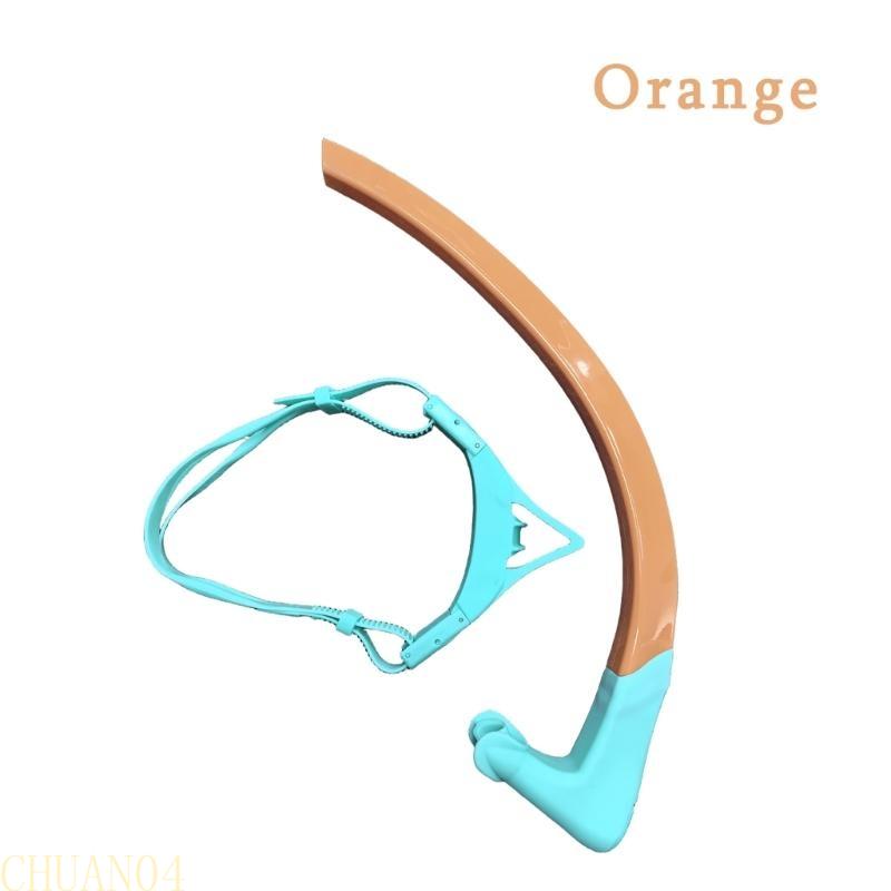 A1A2 Front Diving Swimming Snorkel Swimming Training Snorkel Comfortable Swimming Underwater Air Breathing Hose Enduring
